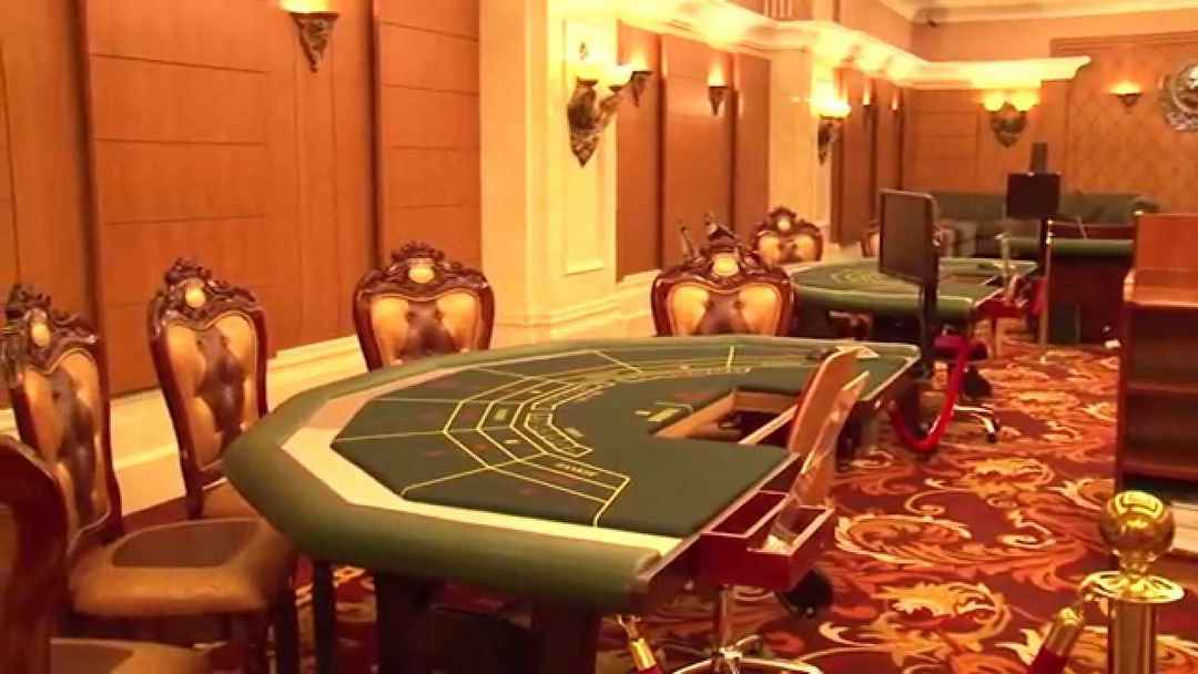Không gian sảnh tại Sangam Resort & Casino bắt mắt, sang trọng