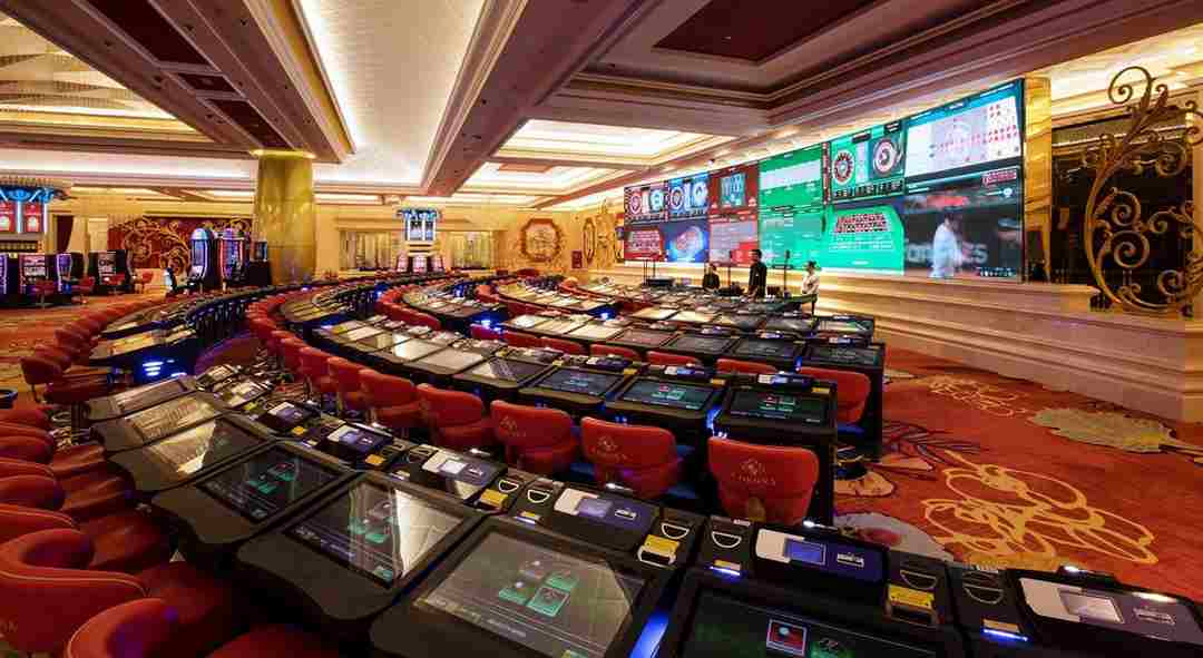 Sảnh gaming Casino Suncity rộng rãi và bố trí thông minh