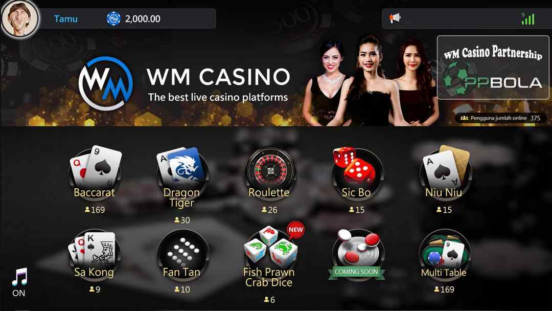 WM Casino - Sảnh game cá cược giải trí chất lượng cao dành cho các cược thủ