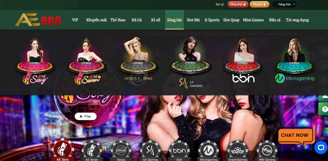 Casino trực tuyến với sự xuất hiện của các nàng Dealer xinh đẹp