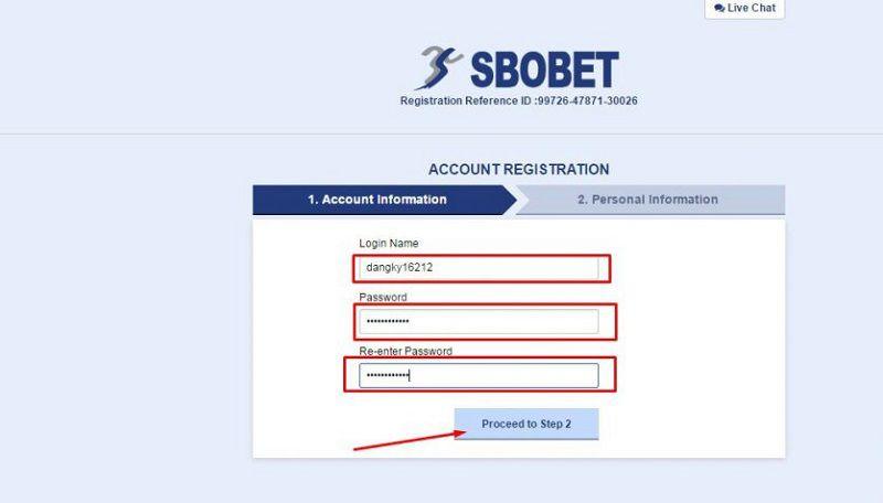 Đăng ký tài khoản tại Sbobet một cách dễ dàng và nhanh gọn